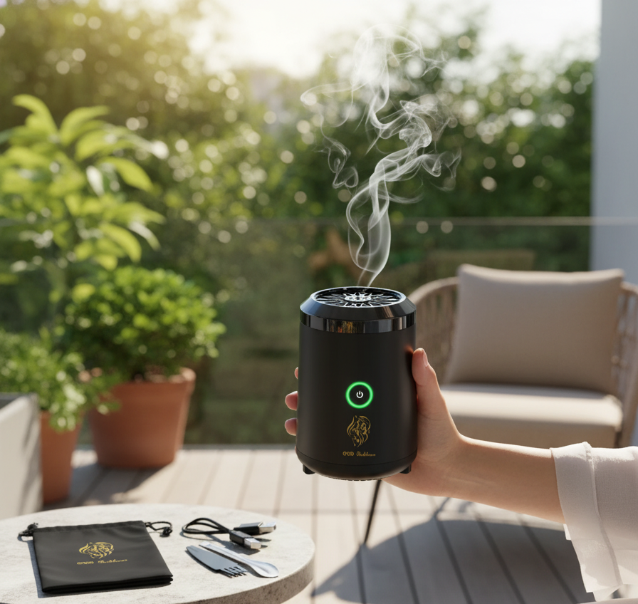 Relaxing incense waterfall burner for aromatherapy